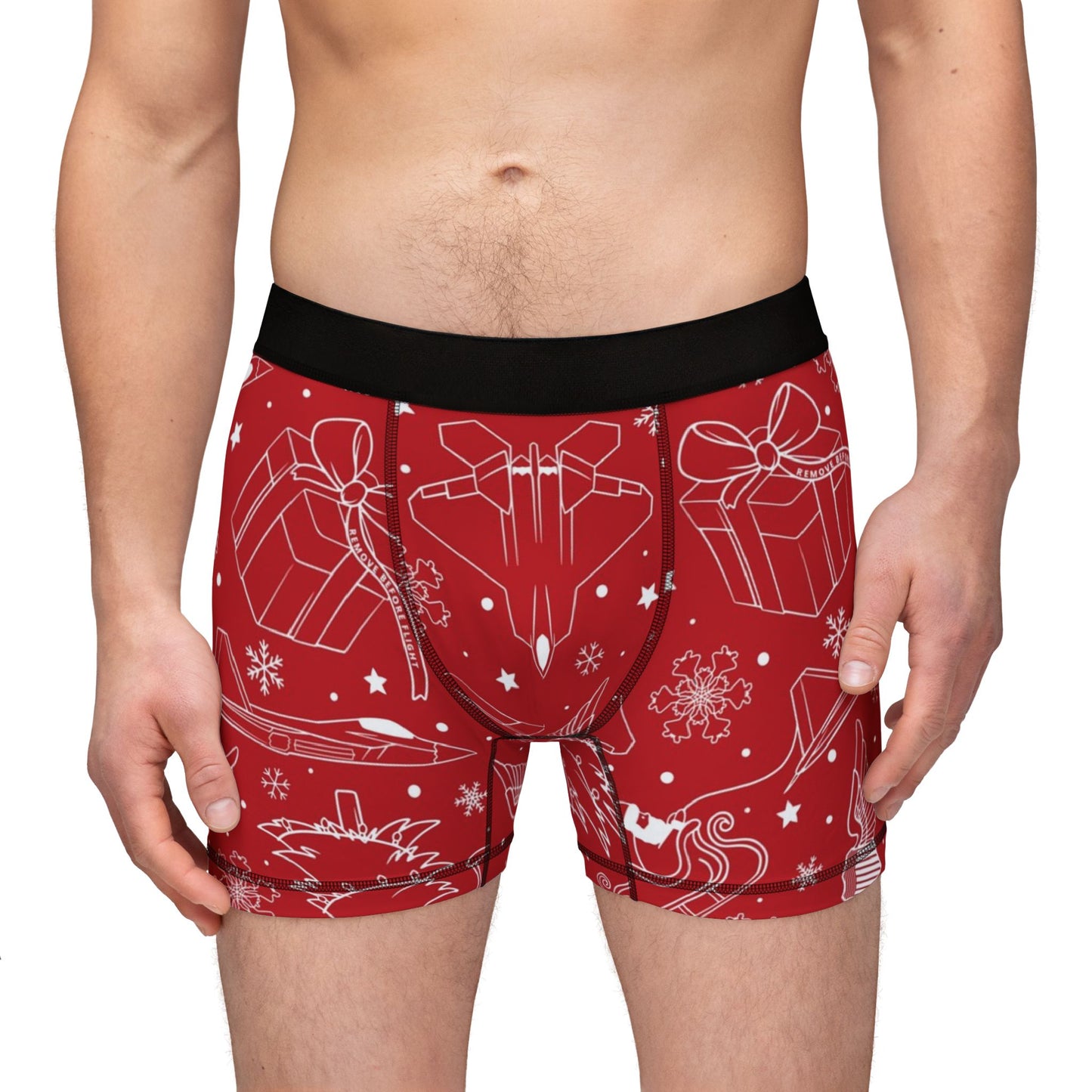 It's a Fighter Jet Christmas MEN'S BOXER BRIEFS (Choose from the A-10, F-15, F-16, F-22 and F-35)