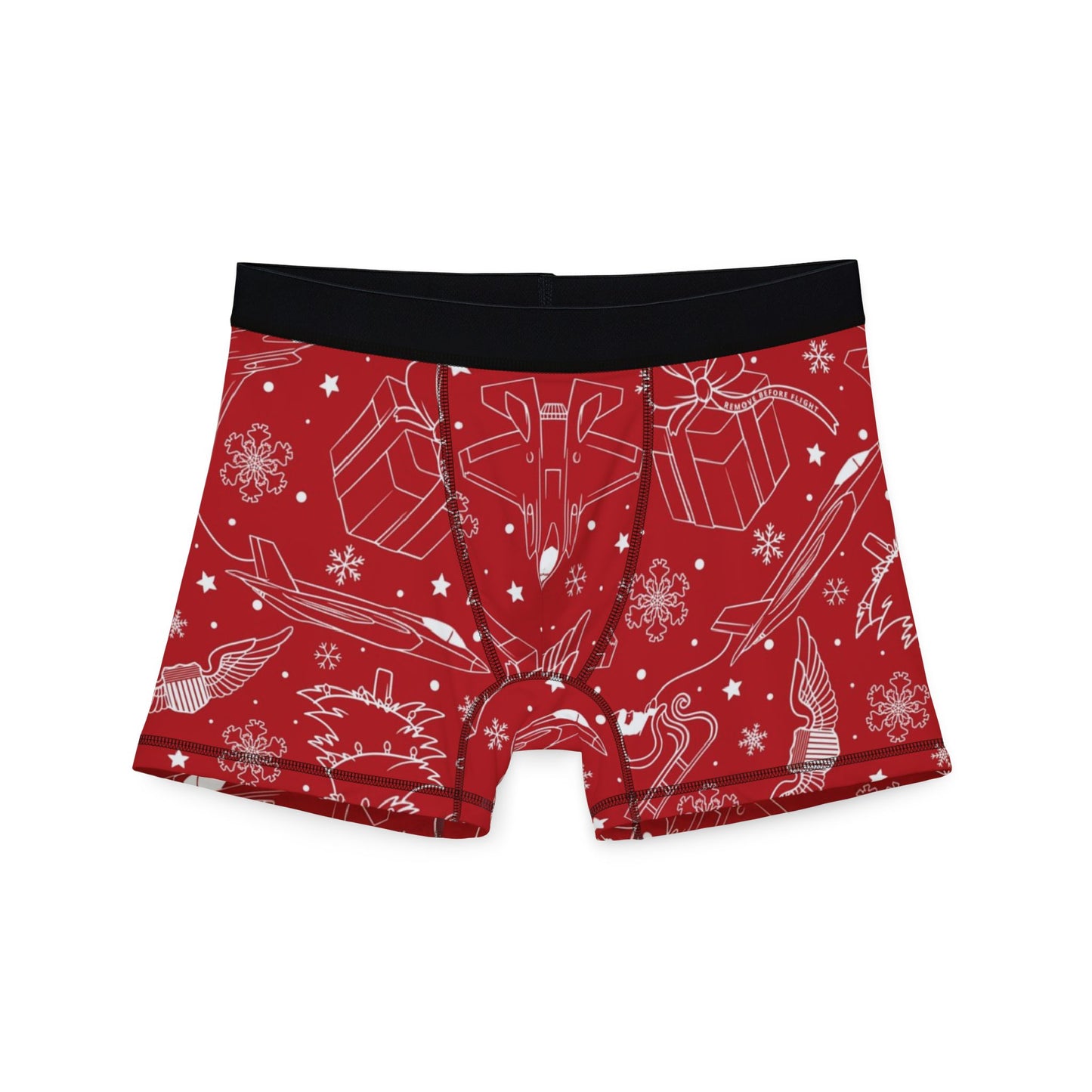 It's a Fighter Jet Christmas MEN'S BOXER BRIEFS (Choose from the A-10, F-15, F-16, F-22 and F-35)