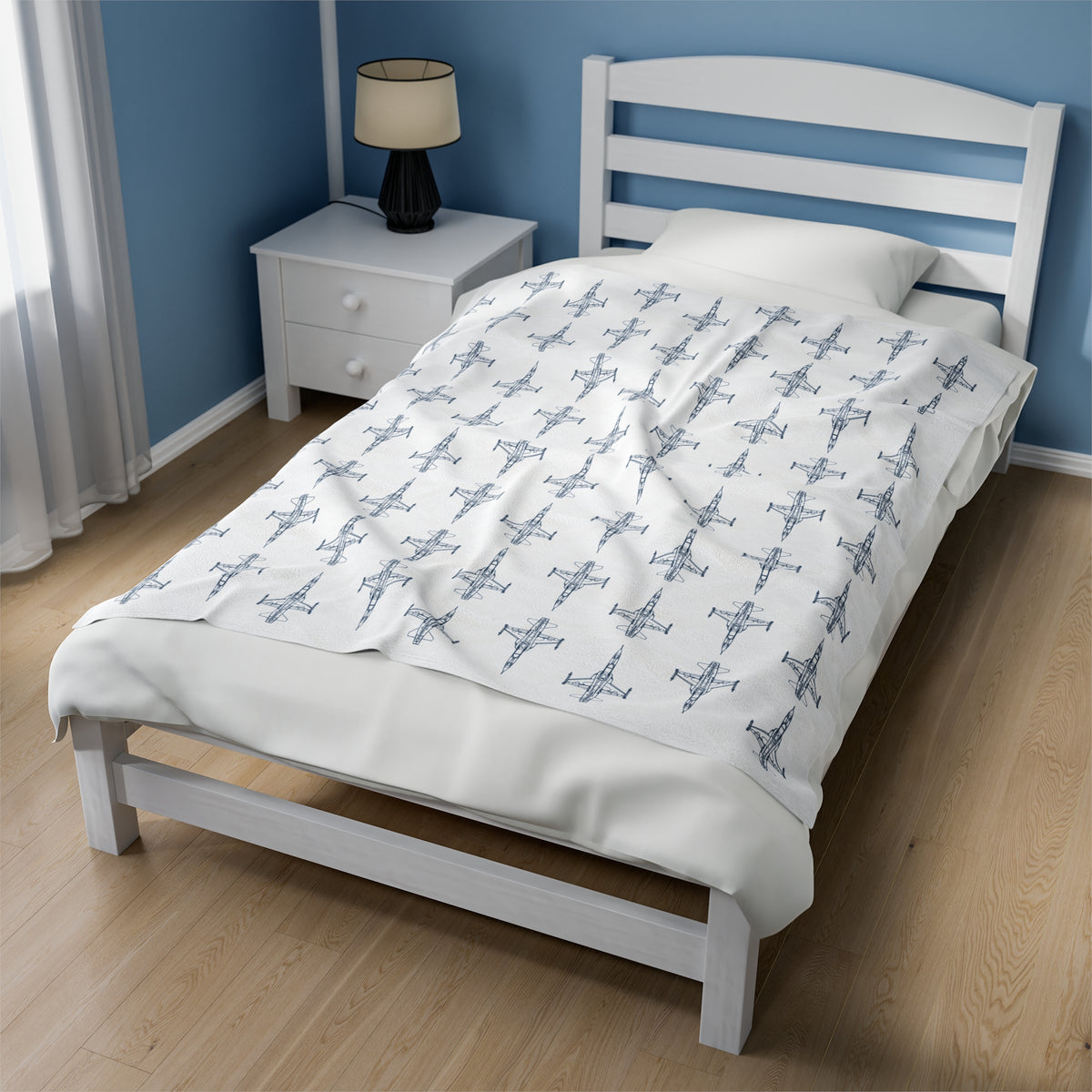 F-5N_Blueprint_Plush_Blanket