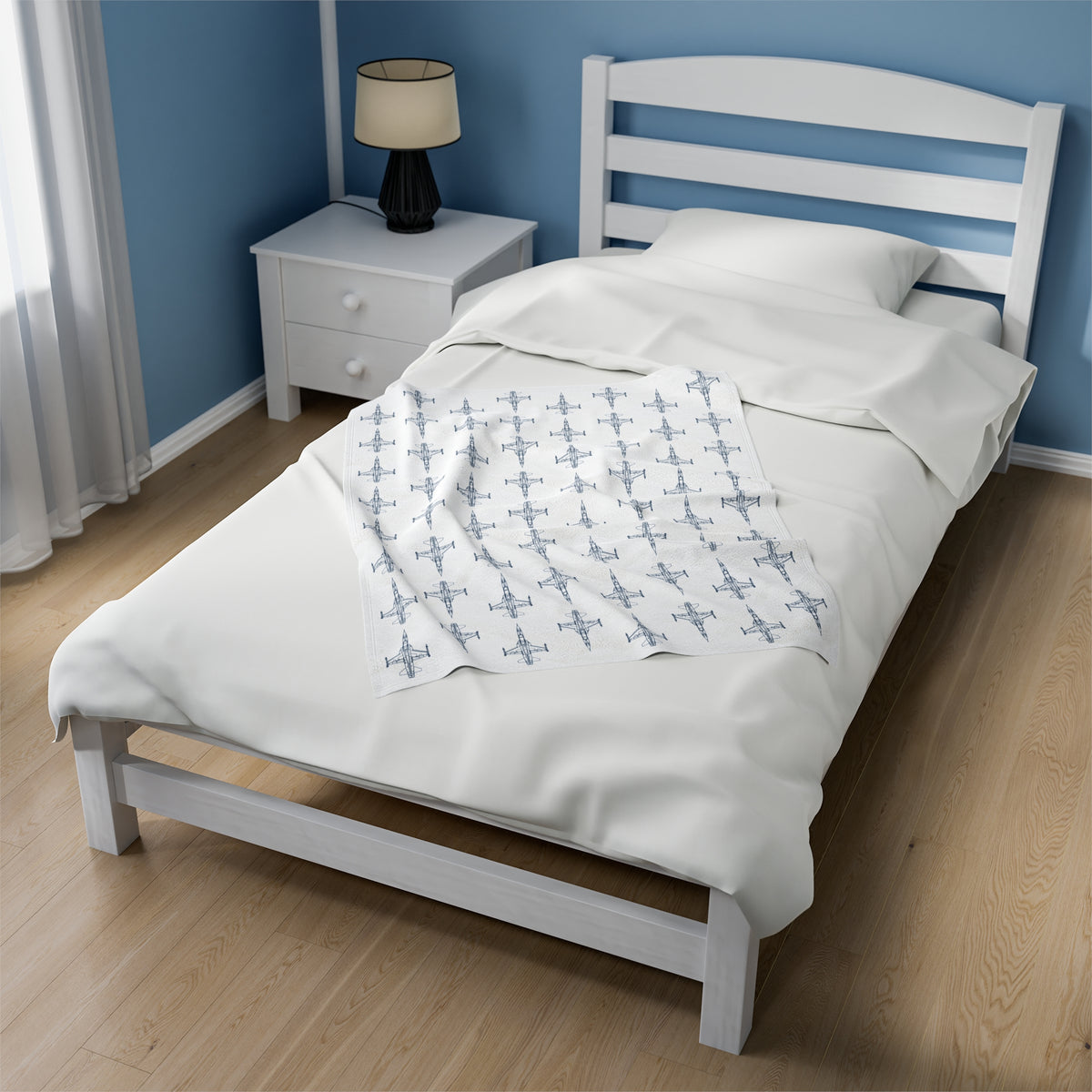 F-5N_Blueprint_Plush_Blanket