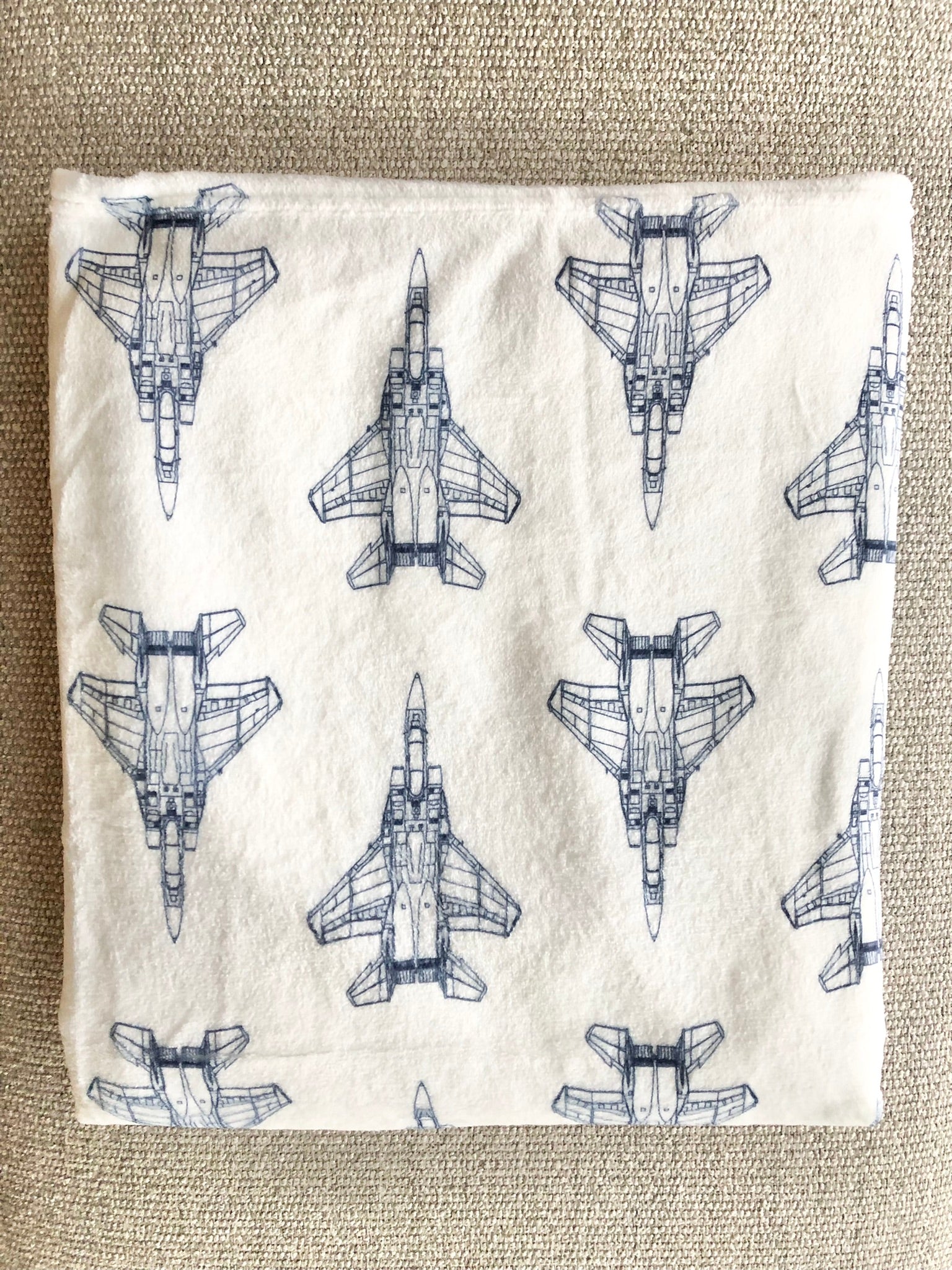 F15C_Eagle_Blueprint_Plush_Blanket_50inX60in