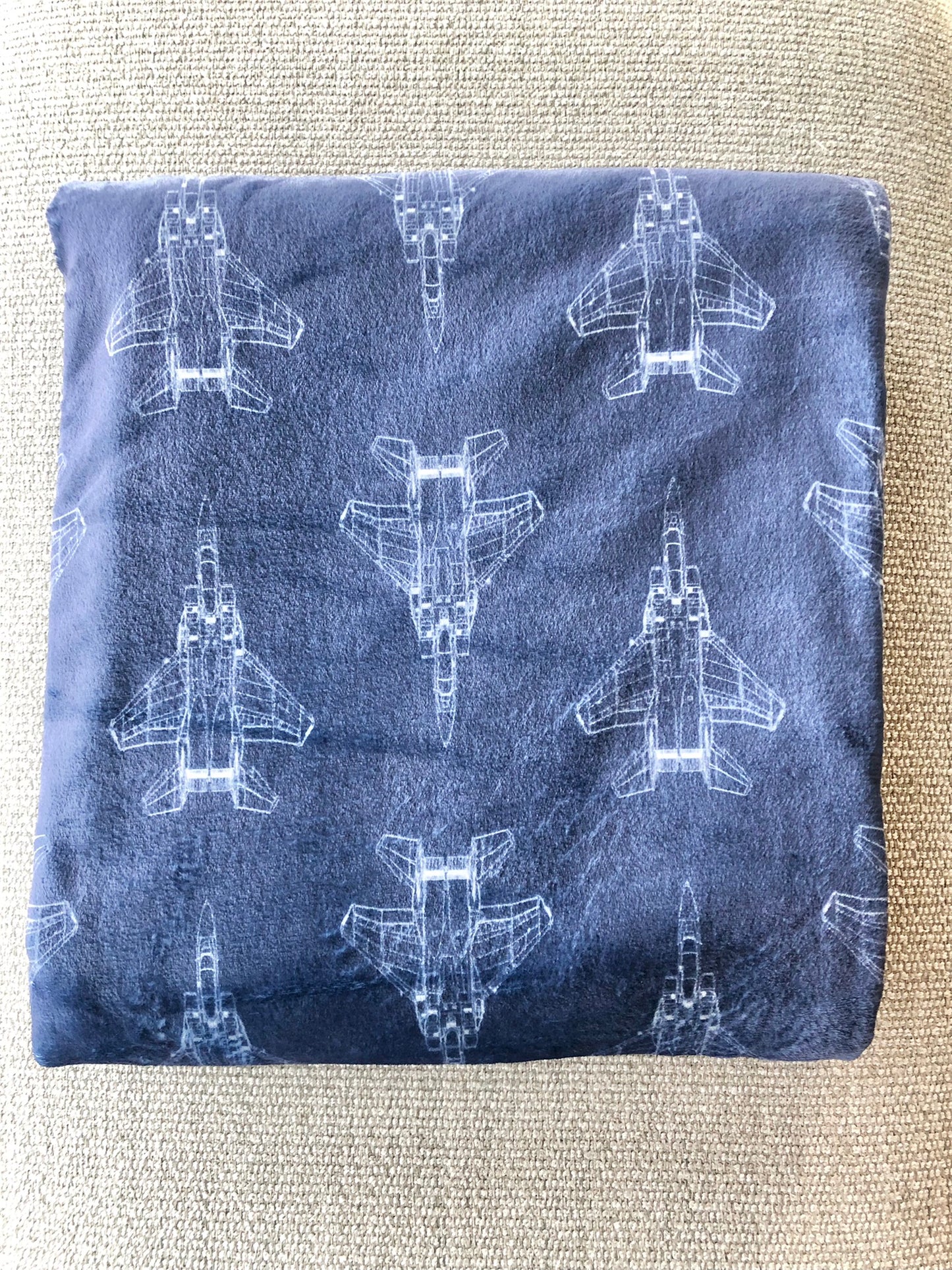 F15C_Eagle_Blueprint_Plush_Blanket_50inX60in