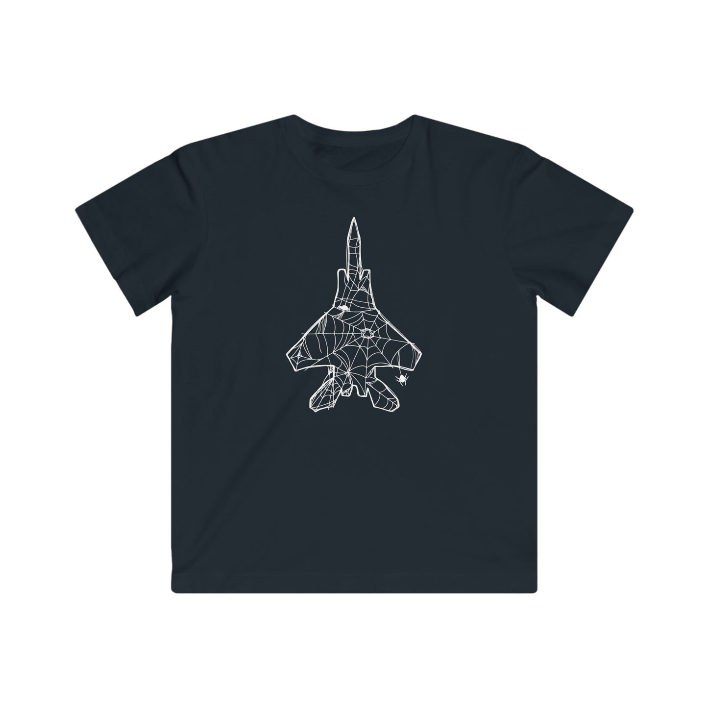 F-15 Fighter Jet Halloween Fighter Webs Kids Tee