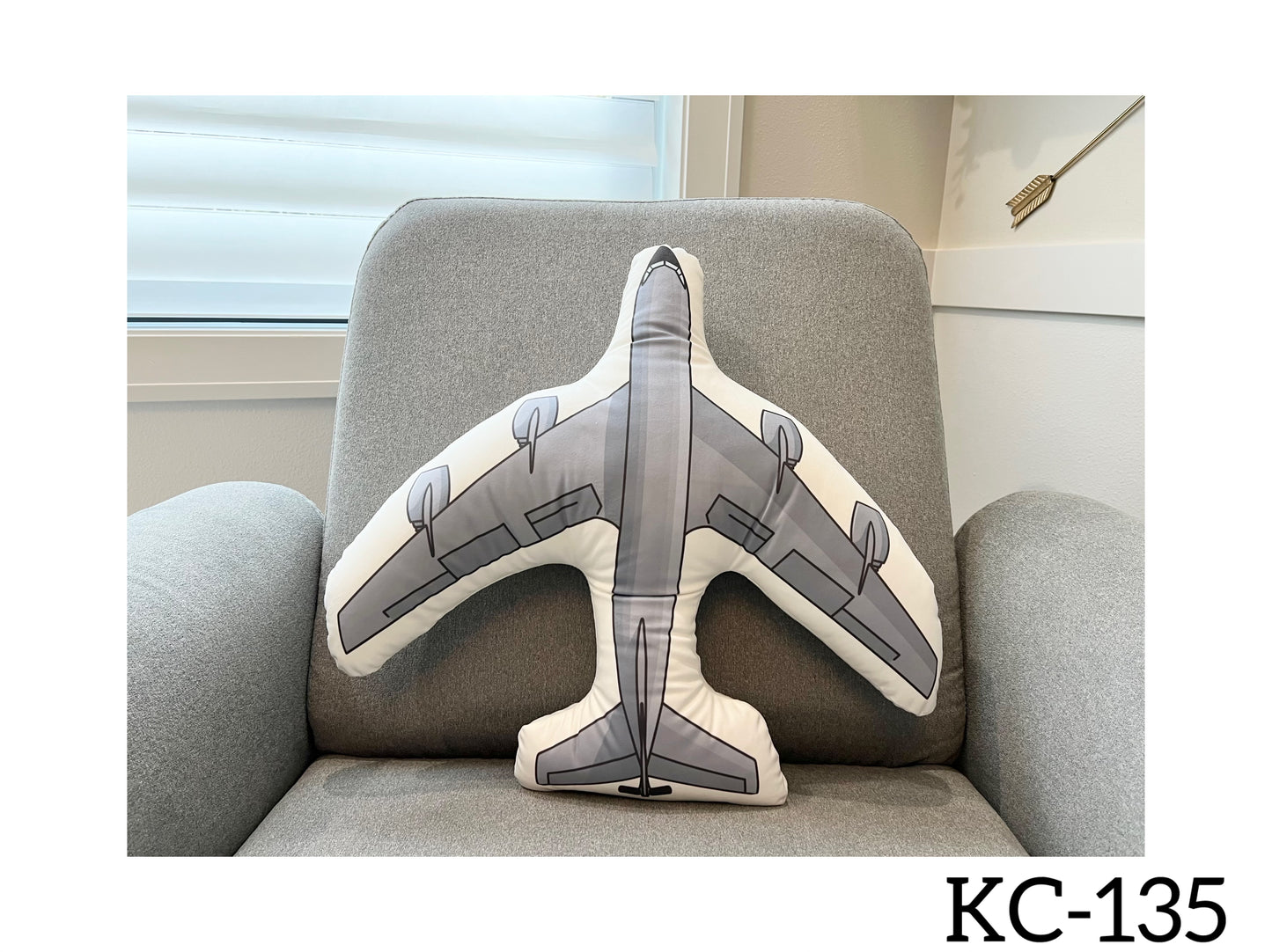 Lil Pilot Military Aircraft Plush Pillows (Choose Your Aircraft) (3 Sizes)