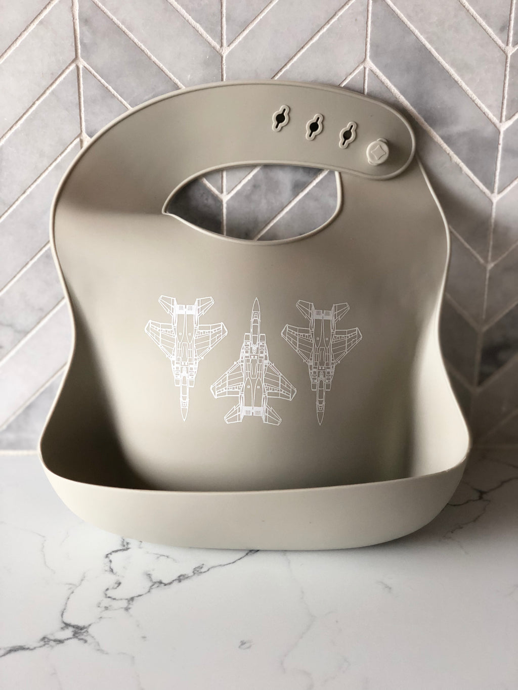 CLOSEOUT: Blueprint Aviation Silicone Bib (offered in A-10, F-15C, F-15E, F-16, F-22, T-38, KC-135 and T-6 )