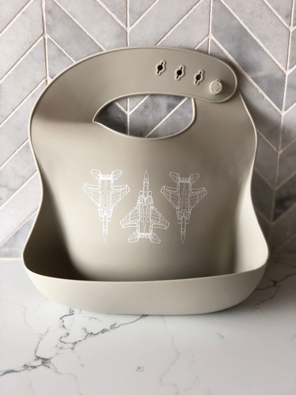 CLOSEOUT: Blueprint Aviation Silicone Bib (offered in A-10, F-15C, F-15E, F-16, F-22, T-38, KC-135 and T-6 )
