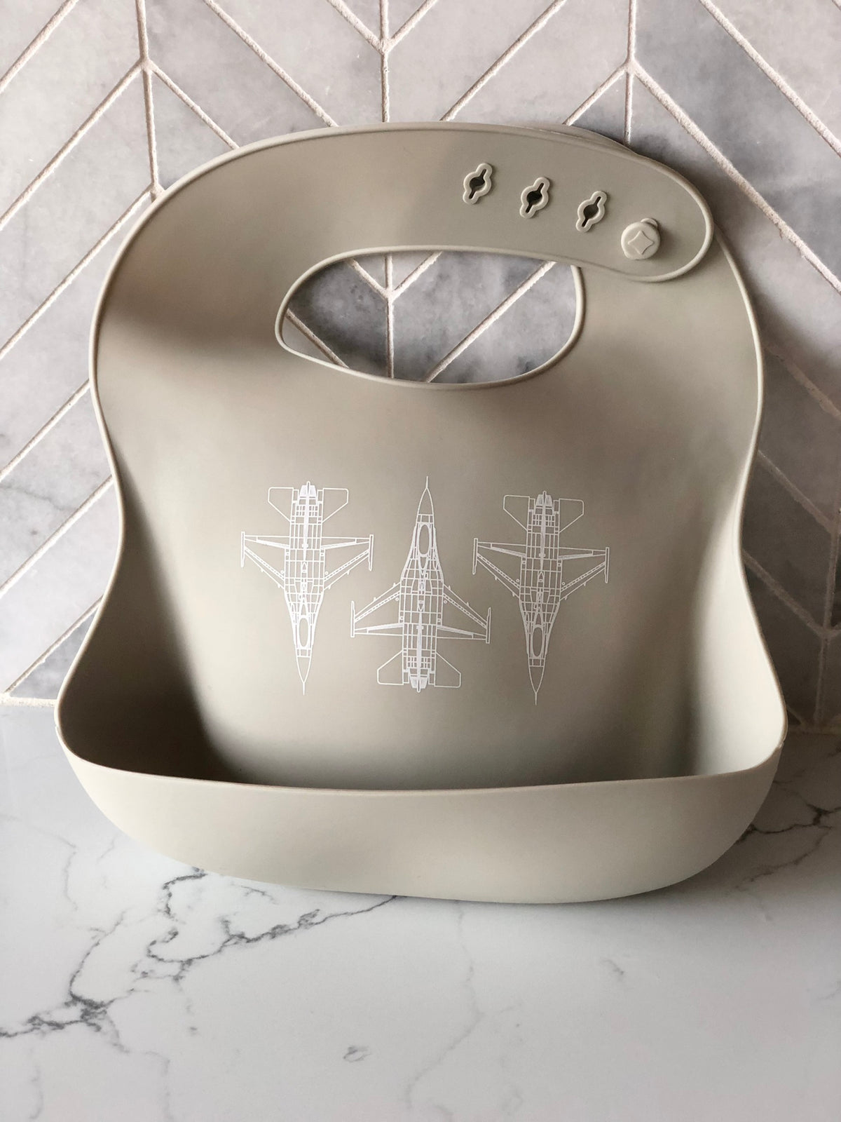 CLOSEOUT: Blueprint Aviation Silicone Bib (offered in A-10, F-15C, F-15E, F-16, F-22, T-38, KC-135 and T-6 )