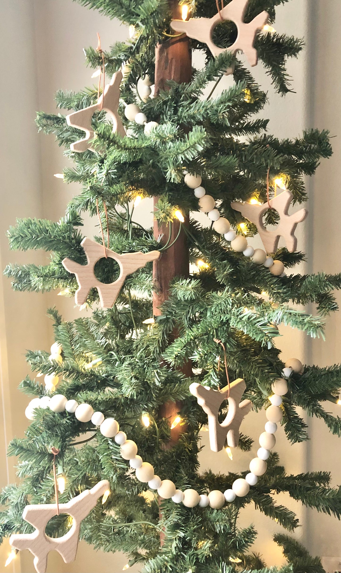 Fighter Jet Wooden Ornaments (F-15, F-16, F-22 & F-35)