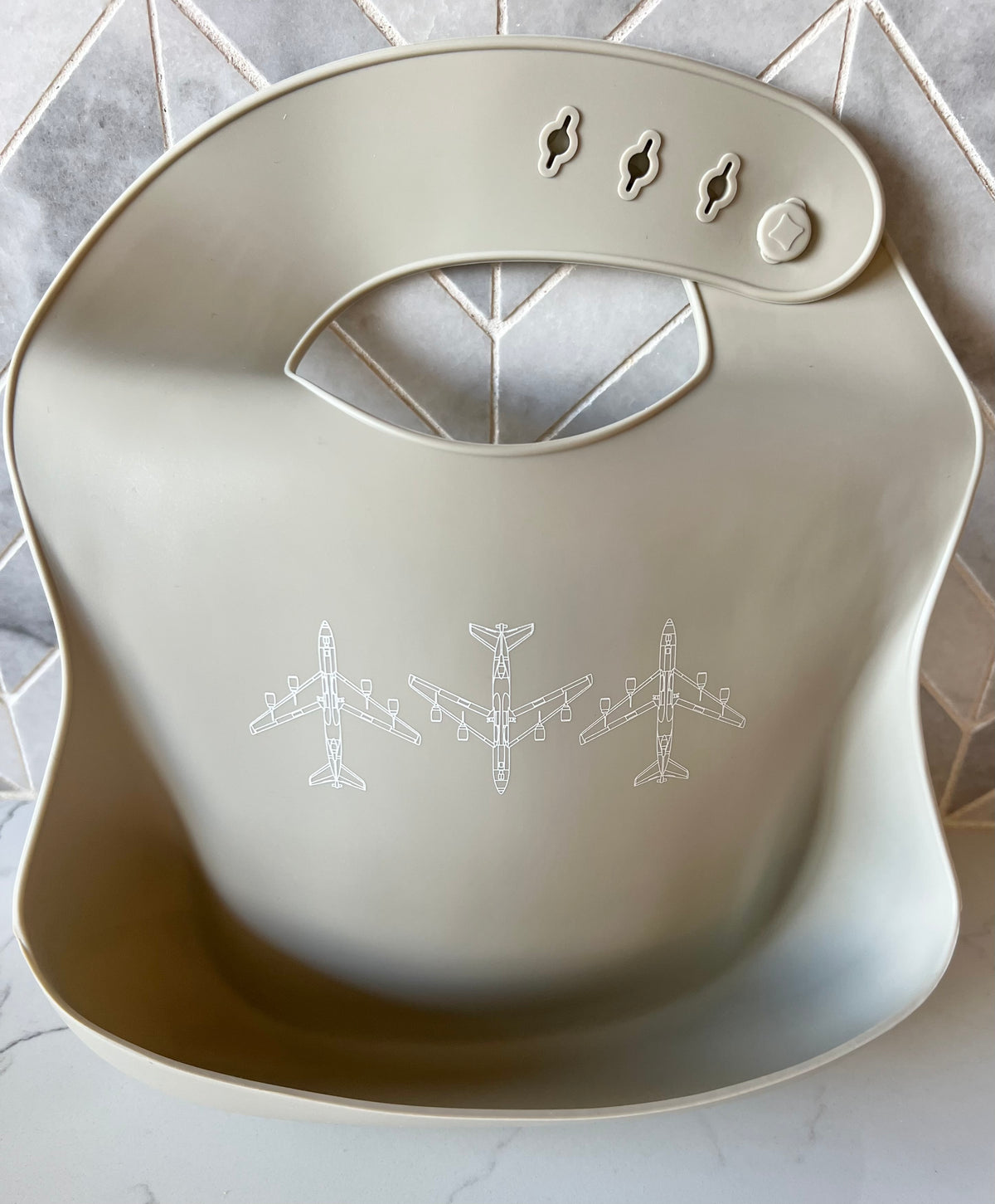 CLOSEOUT: Blueprint Aviation Silicone Bib (offered in A-10, F-15C, F-15E, F-16, F-22, T-38, KC-135 and T-6 )