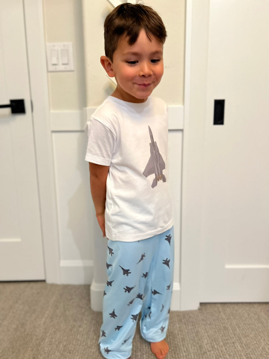 Lil_Pilot_Pastes_F15_pajama_top_and_bottom_model_2