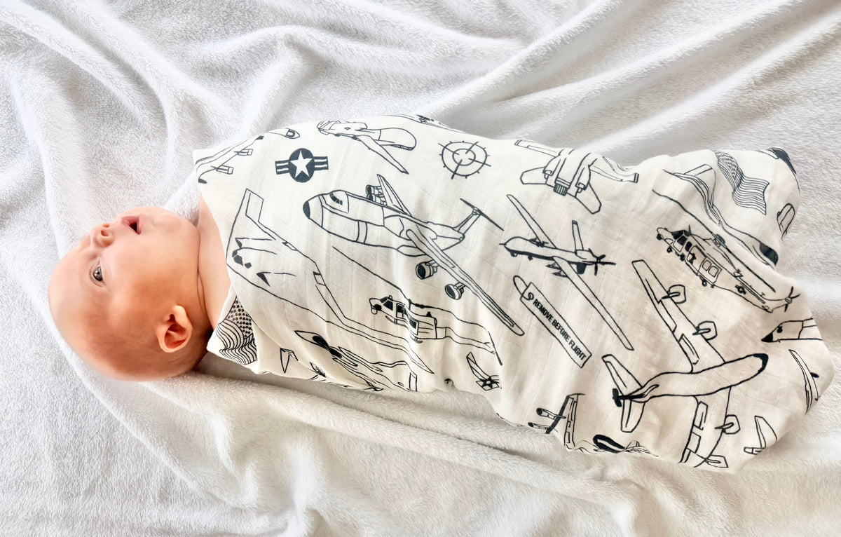 US Air Force Military Aviation swaddle