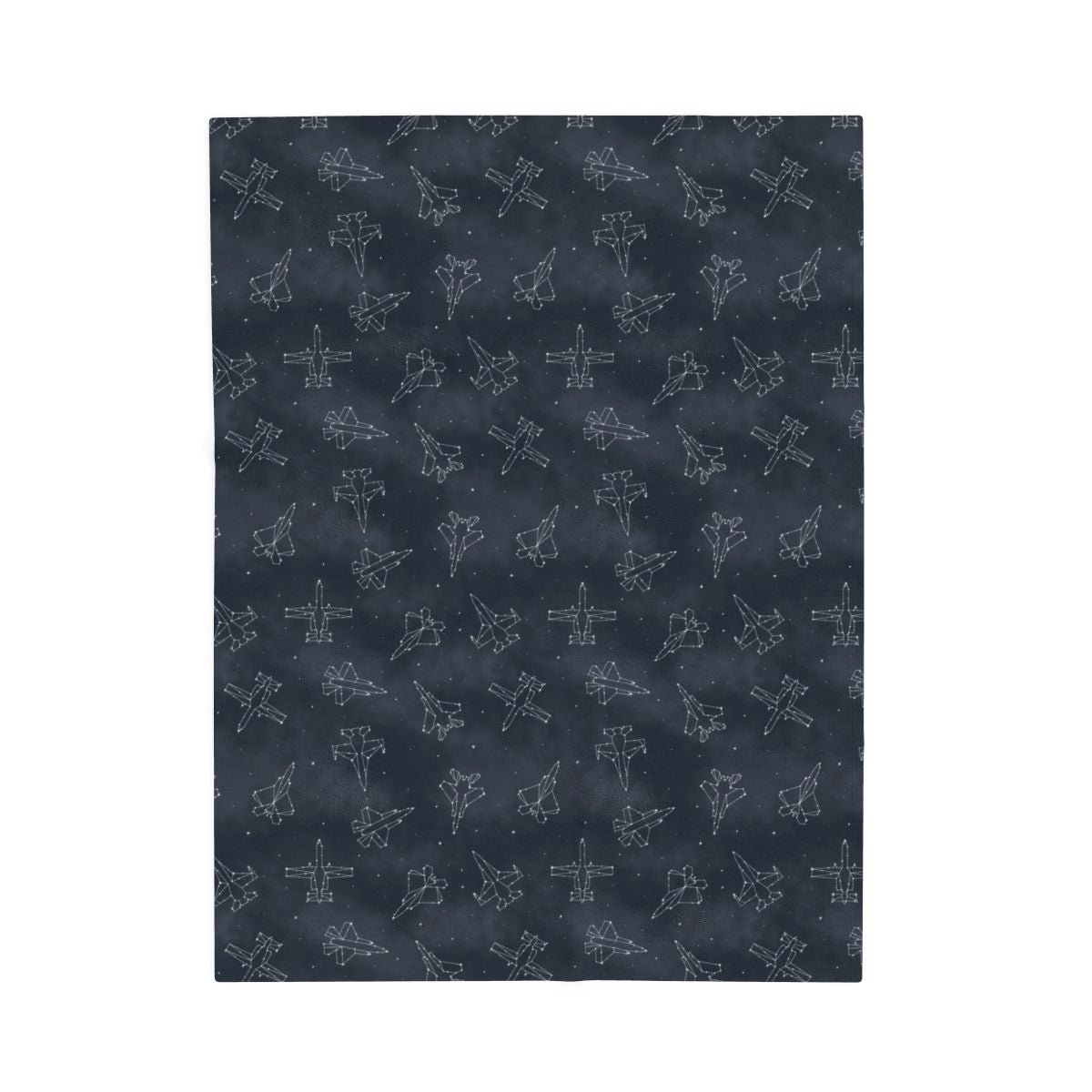 Starry Jet Night Plush Blanket (60" X 80" Twin)