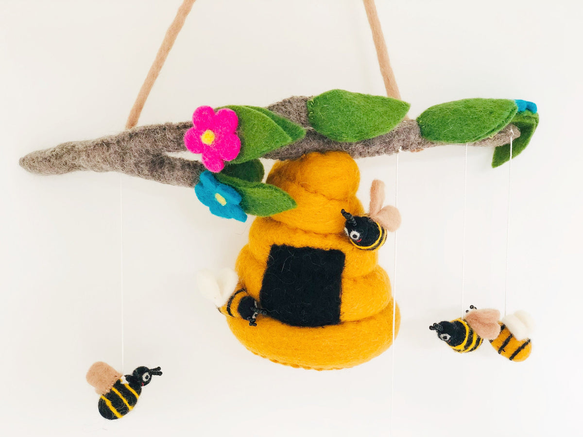 Lil Honey Beehive Baby Mobile