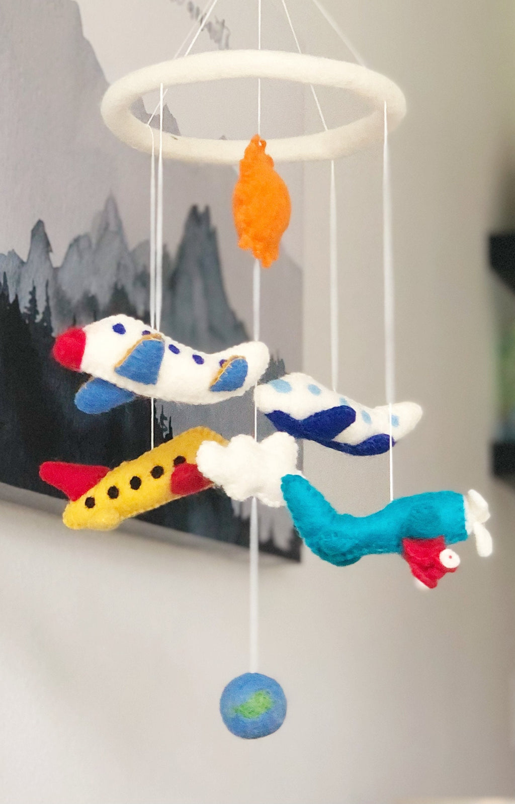 Lil Airplane Baby Mobile