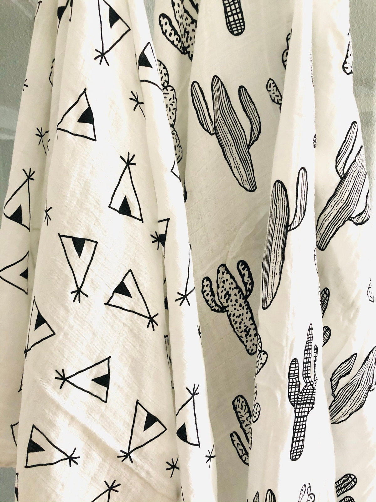 Modern Tent/Teepee Muslin Swaddle/Blanket